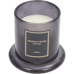 Midnight Orchid Bell Jar Candle - Black - thumbnail 2