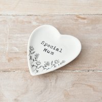 Special Mum Ceramic Trinket Dish - White