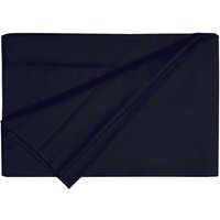 200 Thread Count Egyptian Cotton Flat Sheet - BM116 - Black / King / See the label