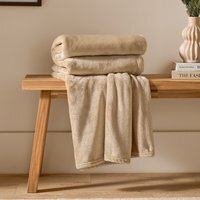 Harrow Fleece Throw - Natural