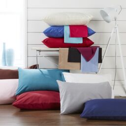 Percale Pastel Pillowcase Pair - Ivory - thumbnail 2