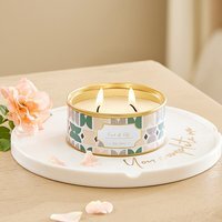 Soy Wax Scented Candle in Tin - White
