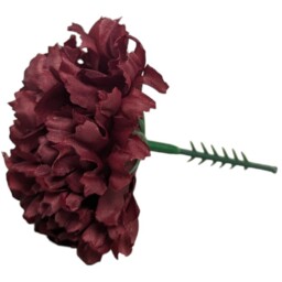 Pack of 6 Artificial Carnation Picks - Purple - thumbnail 2