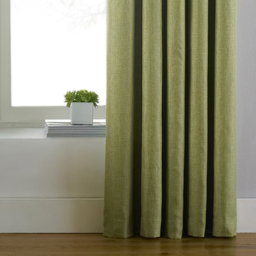 Set of 2 Atlantic Twill Woven Room Darkening Eyelet Curtains - Green / 168cm / 229cm - thumbnail 2