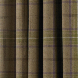 Aviemore Tartan Faux Wool Eyelet Curtains - Thistle / 137cm / 168cm - thumbnail 4