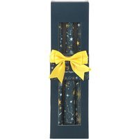 Set of 3 Starry Night Taper Candles - Navy Blue