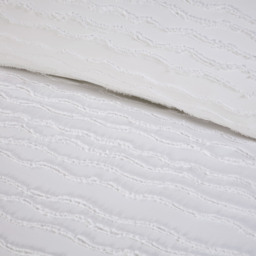 Marina Tufted Duvet Set - White / Double - thumbnail 3