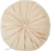 Round Velvet Cushion - Mink - image 1