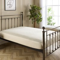 Hotel Pure Luxury Cotton 4 Star Fitted Sheet - Cream / Superking - image 1