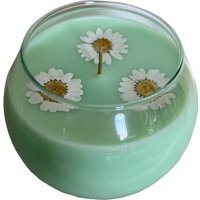 Lily Of The Valley Scented Organic Bowl Candle - Green - image 1