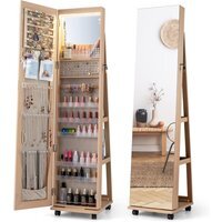 Jewelry Organizer Cabinet - Natural