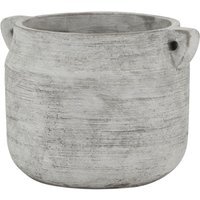 Athena Stone Hydria Faux Flower Vase - White - image 1