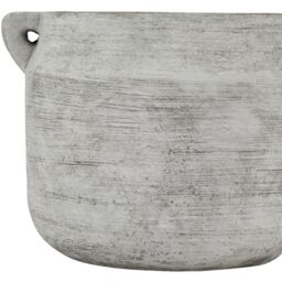 Athena Stone Hydria Faux Flower Vase - White - thumbnail 2