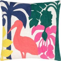 Marula Embroidered Cushion - Multicolour / 80 Polyester 20 Feather - image 1