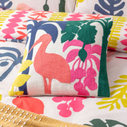 Marula Embroidered Cushion - Multicolour / 80 Polyester 20 Feather - thumbnail 5