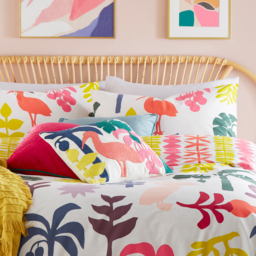 Marula Embroidered Cushion - Multicolour / 80 Polyester 20 Feather - thumbnail 3