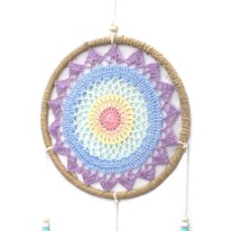 Large Handmade Bali Dream Catcher with Spirit Blessings - Vegan  All-Natural - Multi - thumbnail 3