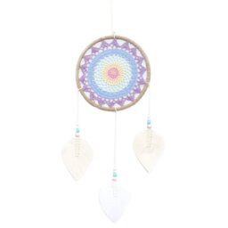 Large Handmade Bali Dream Catcher with Spirit Blessings - Vegan  All-Natural - Multi - thumbnail 5