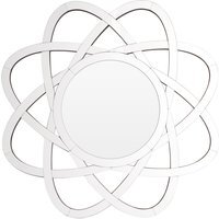 Helen Medium Gold Finish Oval Wall Mirror - Silver