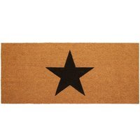 Filta Big Black Star Extra Large Doormat - Brown