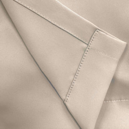 Pair of Supersoft Plain Thermal Eyelet Curtains - Natural / 168cm / 229cm - thumbnail 5
