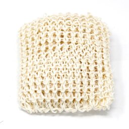 Extra Exfoliating Sisal Sponge Scrub Cushion for Radiant Skin - Off White - thumbnail 3