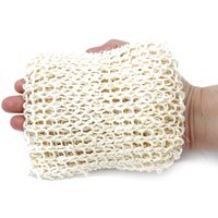 Extra Exfoliating Sisal Sponge Scrub Cushion for Radiant Skin - Off White - thumbnail 1