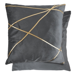 Vancouver Cushion Cover - Grey - thumbnail 2