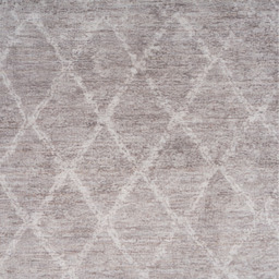 Geometric Washable Area Rug - Grey Beige / 240cm x 330cm - thumbnail 4