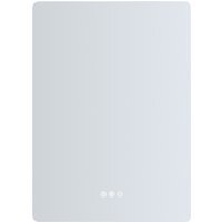 Anti-Fog Bathroom Mirror with RGB LED Ambient Lighting - Silver - image 1