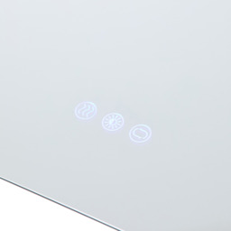 Anti-Fog Bathroom Mirror with RGB LED Ambient Lighting - Silver - thumbnail 4