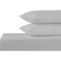 Cooling Cotton Sheet and Pillowcase Set - Grey / King
