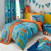 Ocean Friends Kids Bedding Duvet Cover Set - Blue / Junior - image 1