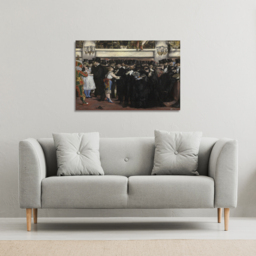 Edouard Manet - The Surprised Nympth  Canvas print - Green / 101cm / 152cm - thumbnail 3