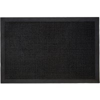 Filta Black Rubber Doormat - Black