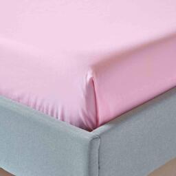 200 Thread Count Egyptian Cotton Flat Sheet - Pink / King - thumbnail 3