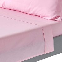 200 Thread Count Egyptian Cotton Flat Sheet - Pink / King