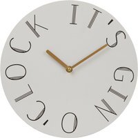 Mimo Gin Clock - White