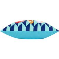 Happy Hour Abstract Outdoor Cushion Cover - Blue