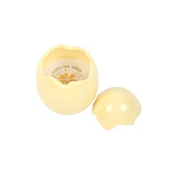 Citrus Ginger Egg Shaped Candle Spring Scented Home Decor - Yellow - thumbnail 4