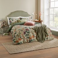 Wallflower Botanical Duvet Cover Set - Celadon Green - image 1