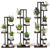 Multi-Tier Indoor Plant Stand - Brown
