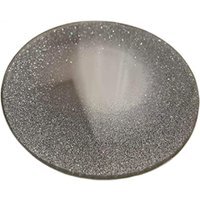 Sparkly Silver Candle Plate Round - Silver