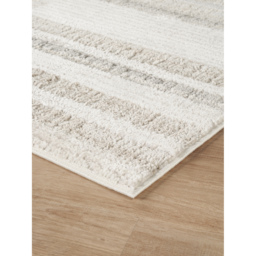 Mabel Modern Contemporary Living Room Area Rug - Patch Geometric Design - Stone / 230cm - thumbnail 2