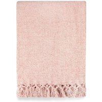 Darcy Tassel Blanket Throw - Blush / 130x150cm - image 1