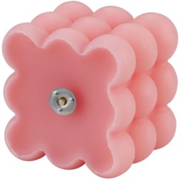 Floral Scented Bubble Candle - Pink - thumbnail 3