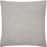 Dalton Slubbed Cushion 43 x 43cm - Fog / Feather
