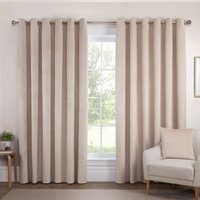 Vermont Velvet Blackout Curtain - Natural / 229cm / 168cm - thumbnail 1