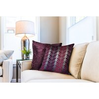 Willow Cushion Cover - Plum