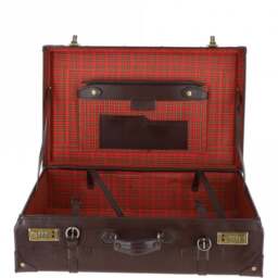 Ashwood Vintage Leather Trunk VIN 22 - Brown - thumbnail 5